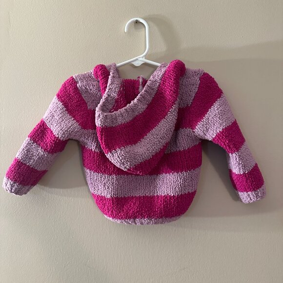 Baby Girl Hooded Fleece Coat - 0-6 Months (AngelDear) - Picture 2 of 3